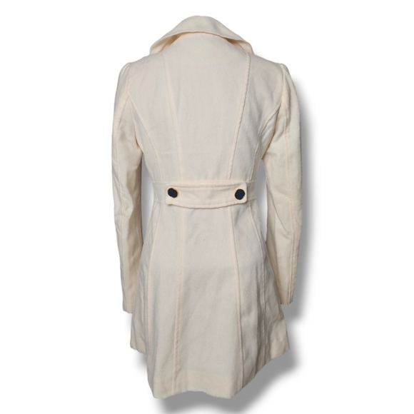 Venus cream pea coat. Size S - Picture 2 of 6